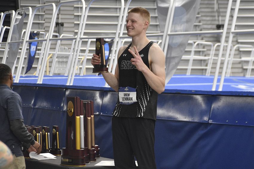 Custer alum and Black Hills State sophomore Drew Lehman earns All-American honors at DII indoor national track and field meet
